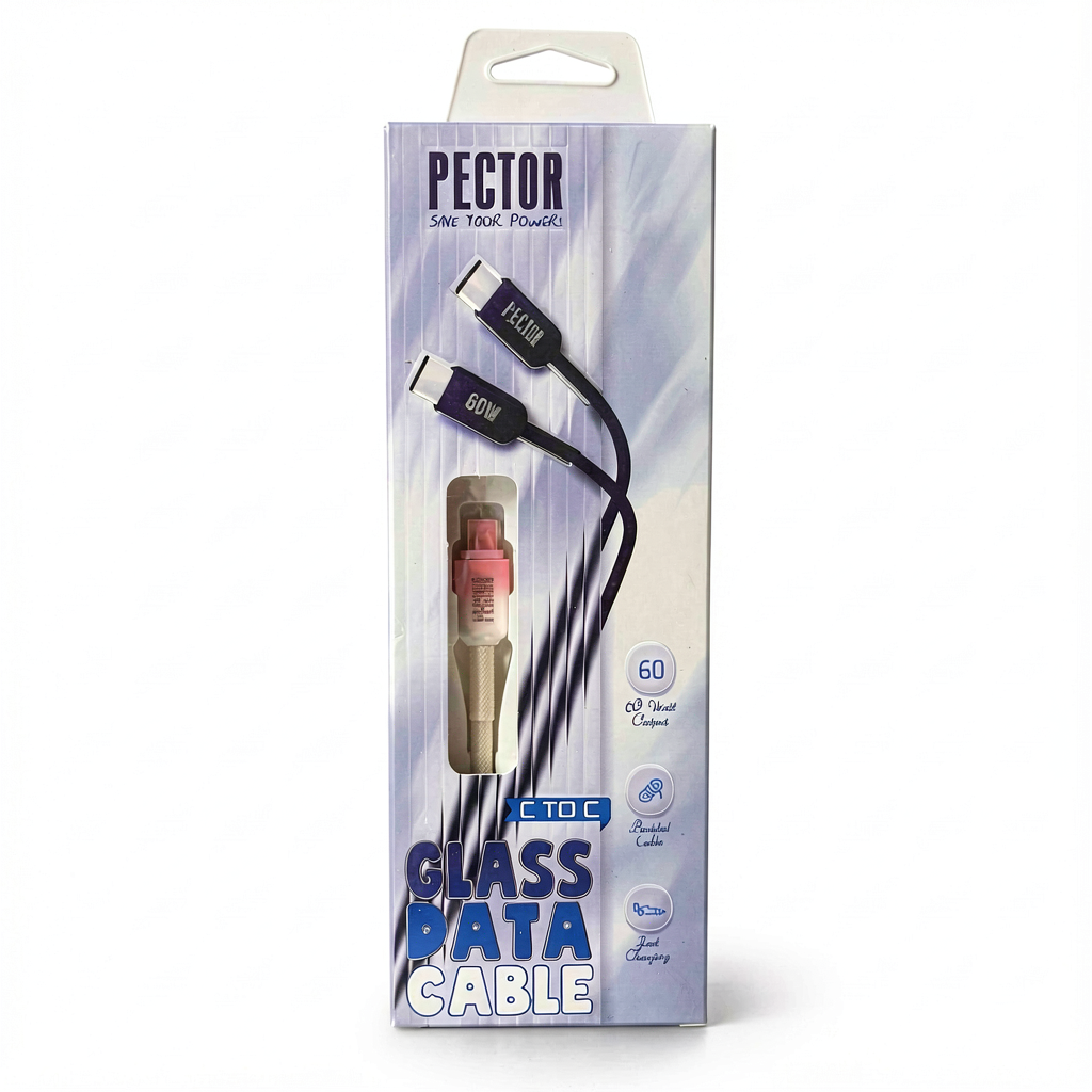 کابل شارژر دو سر تایپ سی PECTOR مدل PX-170C