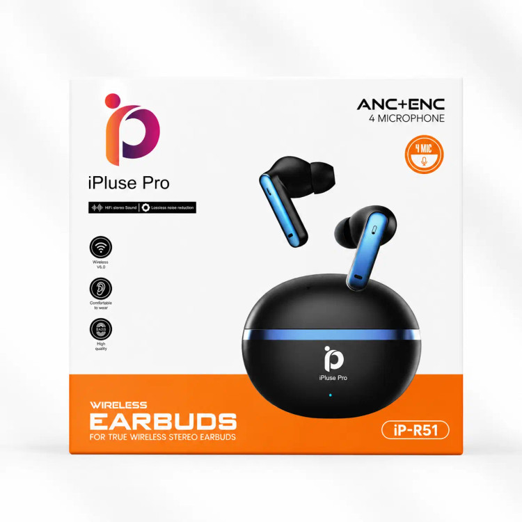 ایرپاد و هندزفری بلوتوثی IPluse Pro مدل IP-R51