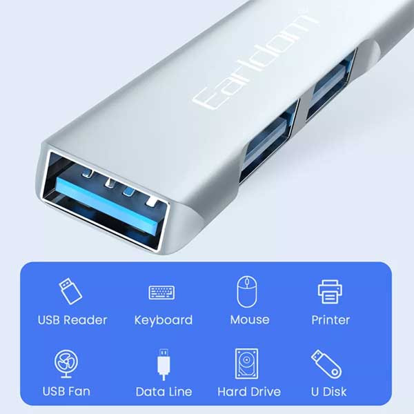 هاب تایپ سی Earldom مدل HUB10
