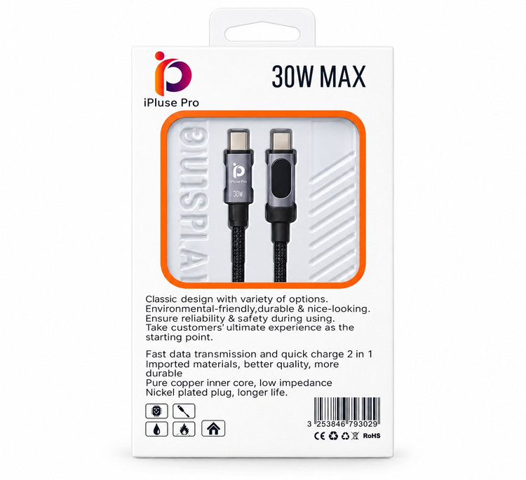 کابل شارژر آیفون IPluse Pro IP-102