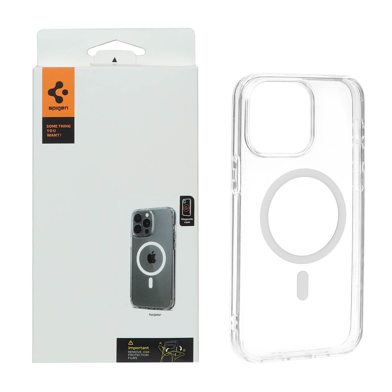 گارد شفاف Spigen با قابلیت مگ سیف